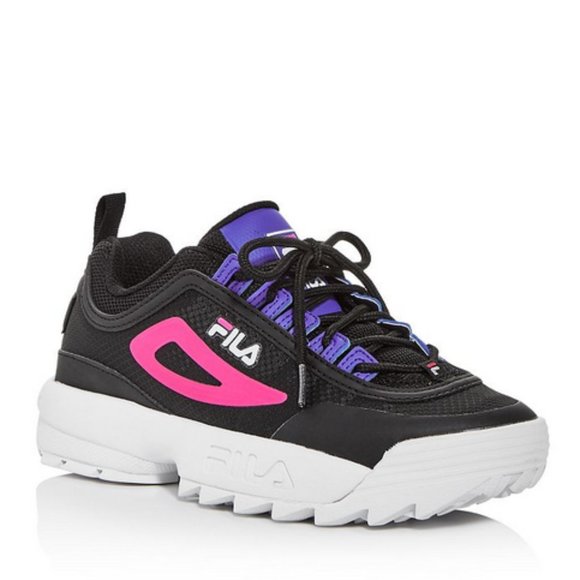 FILA - Disruptor Sneakers (Black) - US Women's Size 9 - Picture 1 of 3